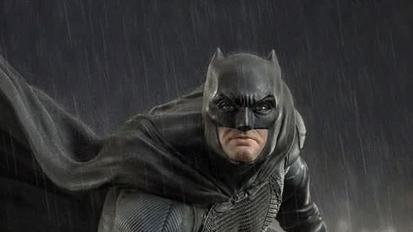 Iron studios - Batman sur le Bat-signal - La Ligue des Justiciers