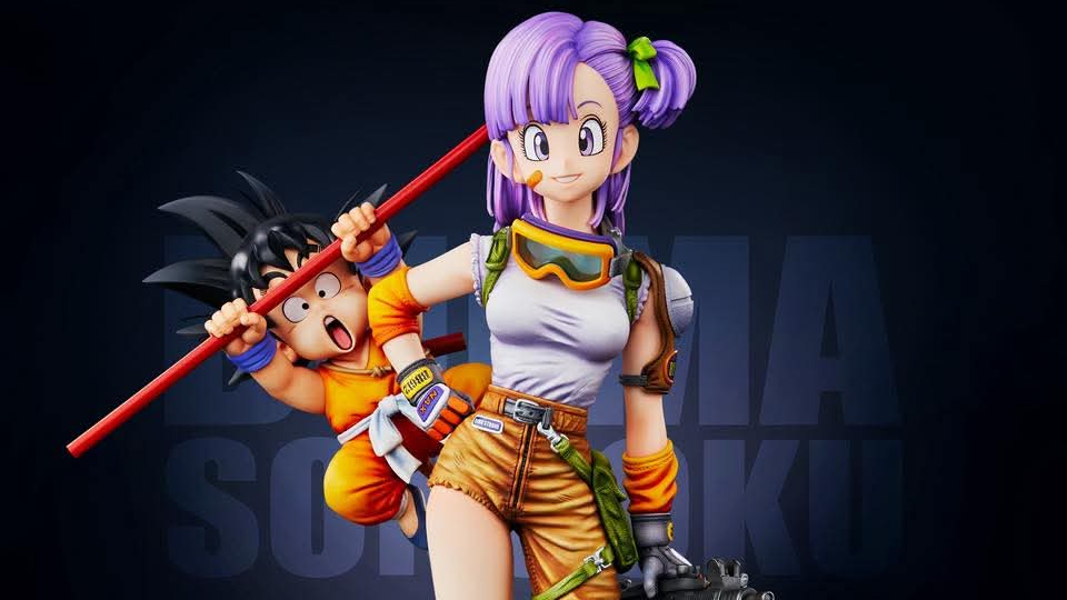 Infinite Studio - bulma and goku manga color 40th  - 1/4