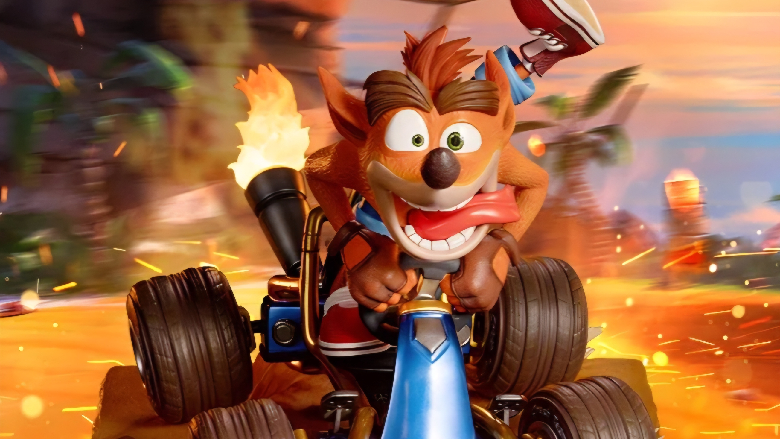 First 4 figure - Crash team racing nitro - fueled - crash in kart ( exclusive edition )