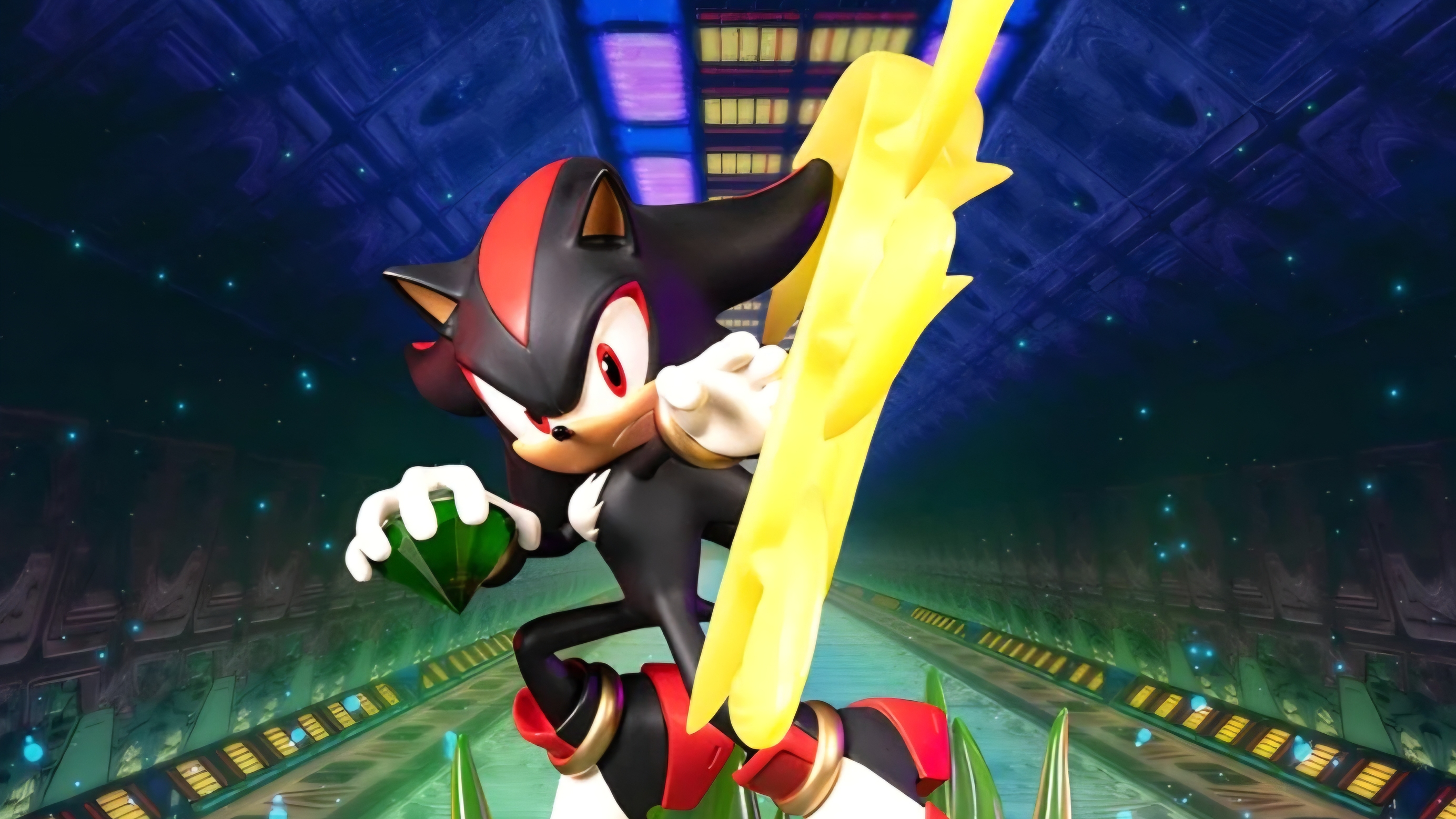 First 4 figure - Sonic the hesgehog - shadow the hedgehog : chaos control ( standard edition )