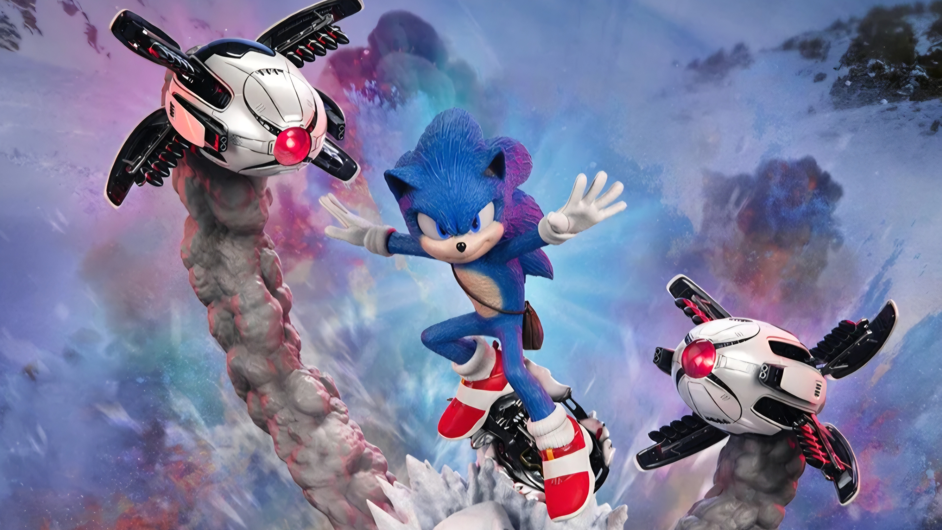 First 4 figure - Sonic the hedgehog 2 - Sonic Mountain chase ( definitive edition )