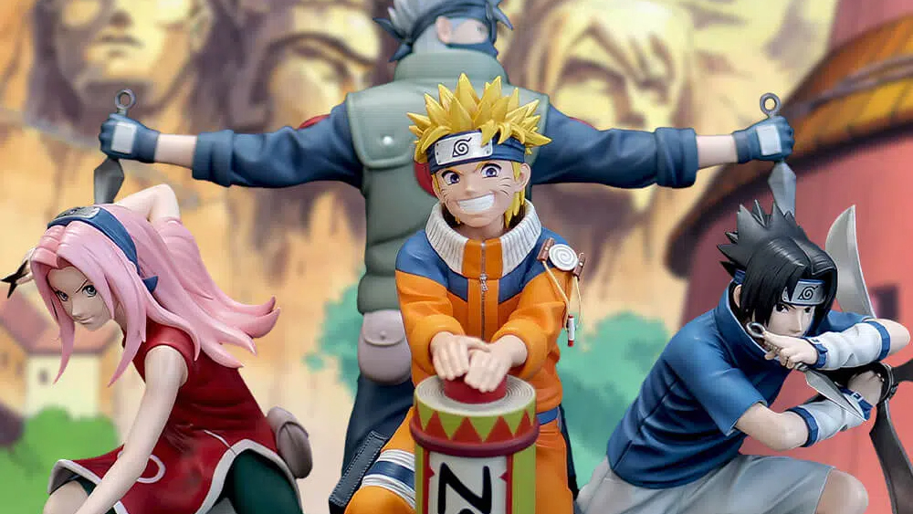 Cartoon Kingdom - Naruto, Sasuke, Sakura & Kakashi - Team 7