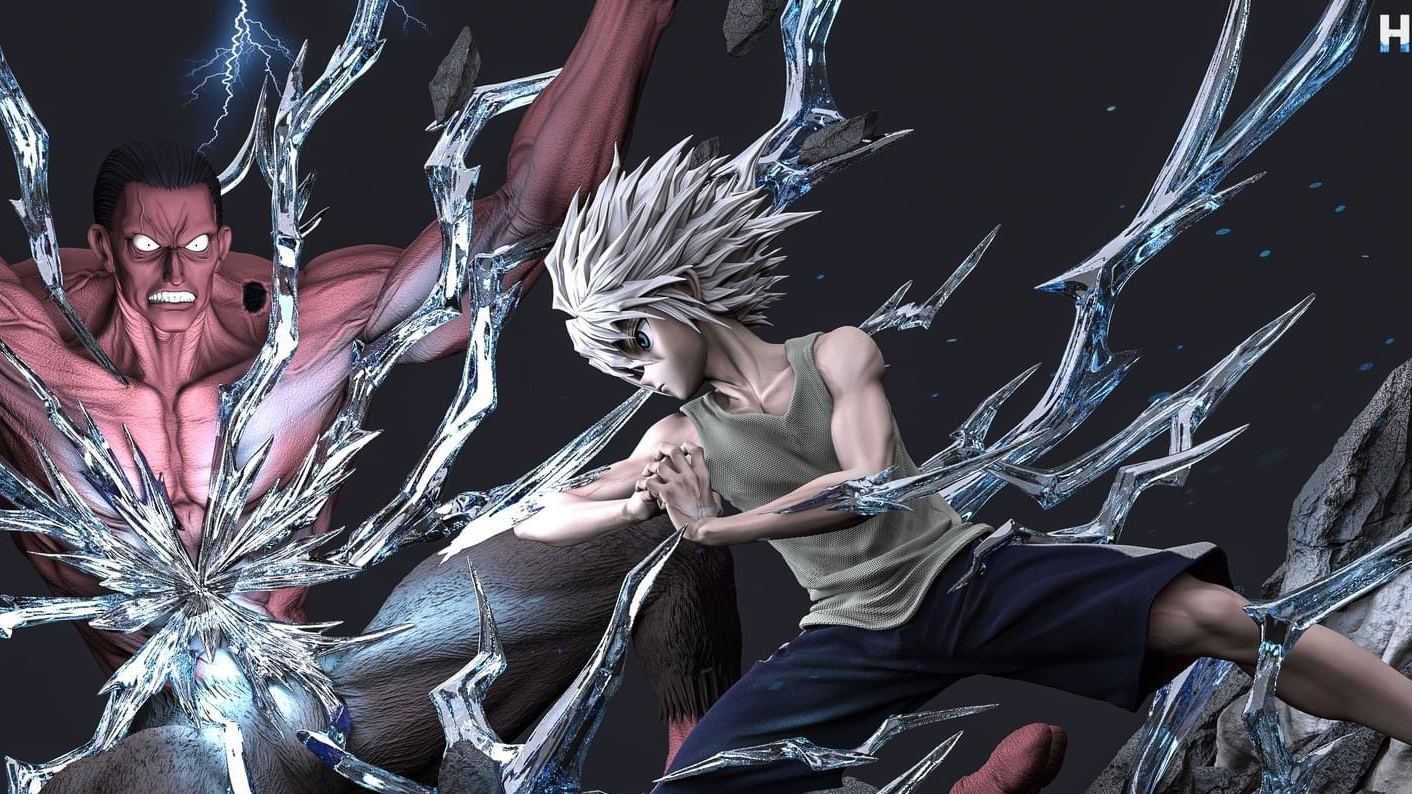 HUNTER FAN STUDIO - Killua Zoldyck VS Menthuthuyoupi