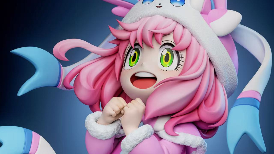 Chou Xiang Studio - Anya Cos Sylveon - Version Rose