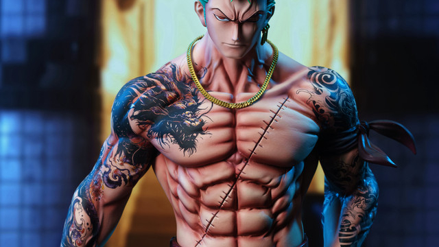 GP Studio - Roronoa Zoro Yakuza - 1/4
