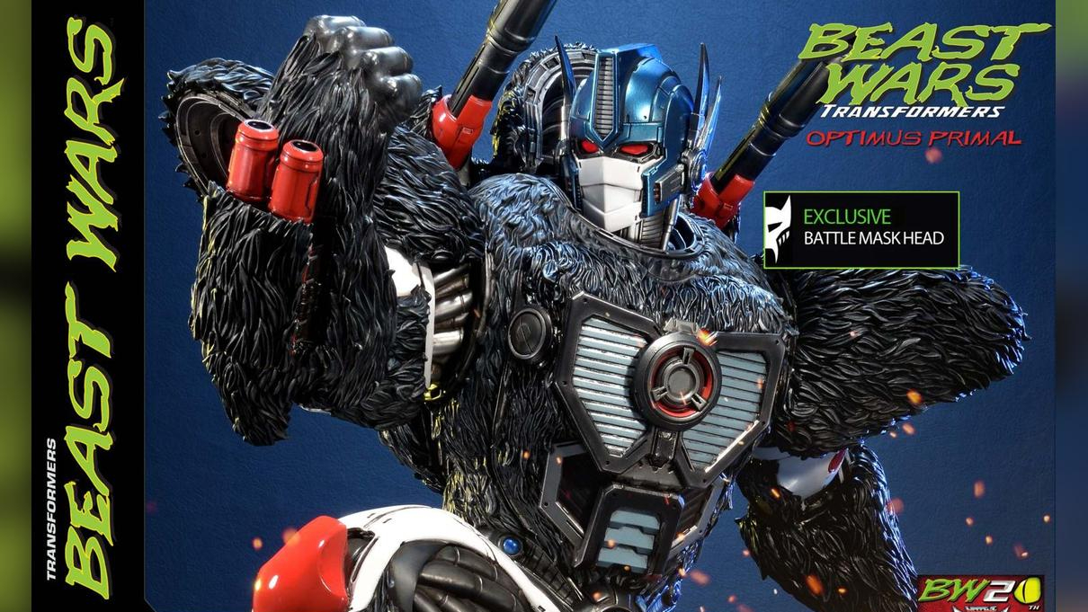 Prime 1 Studio - Optimus Primal - Beast Wars: Transformers (Exclusive Version) - Premium Masterline