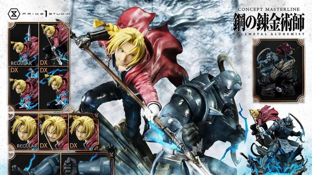 Prime 1 Studio - Edward & Alphonse Elric (Version Deluxe) - Concept Masterline