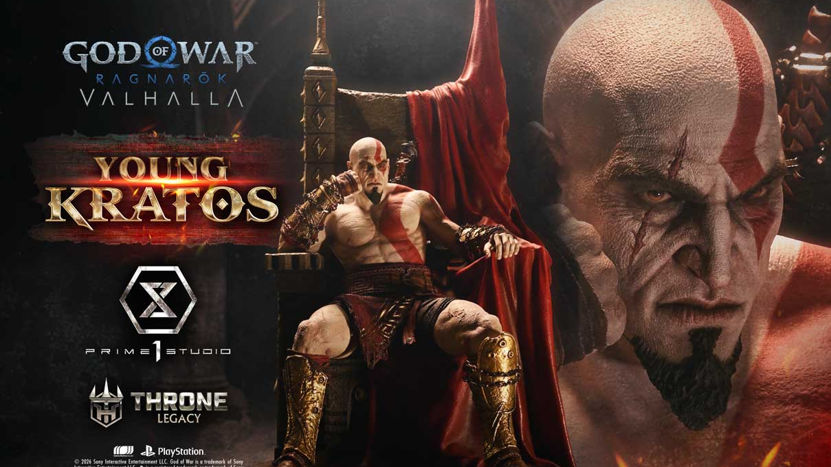 Prime 1 Studio - Young Kratos - Throne legacy (bonus version)