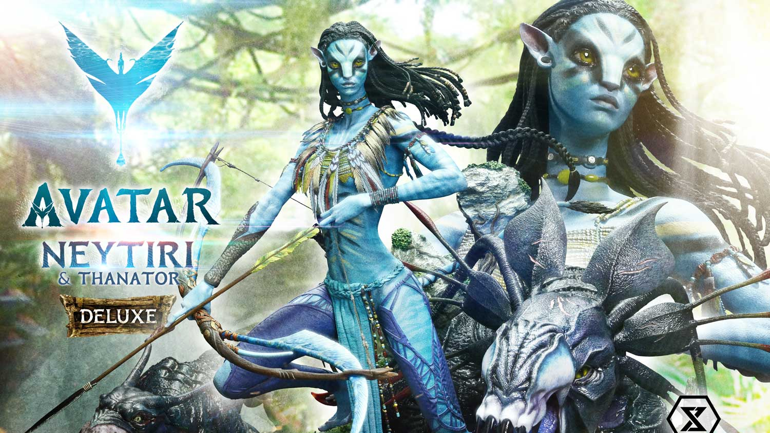 Prime 1 Studio - Neytiri & Thanator - real elite masterline (deluxe bonus version)