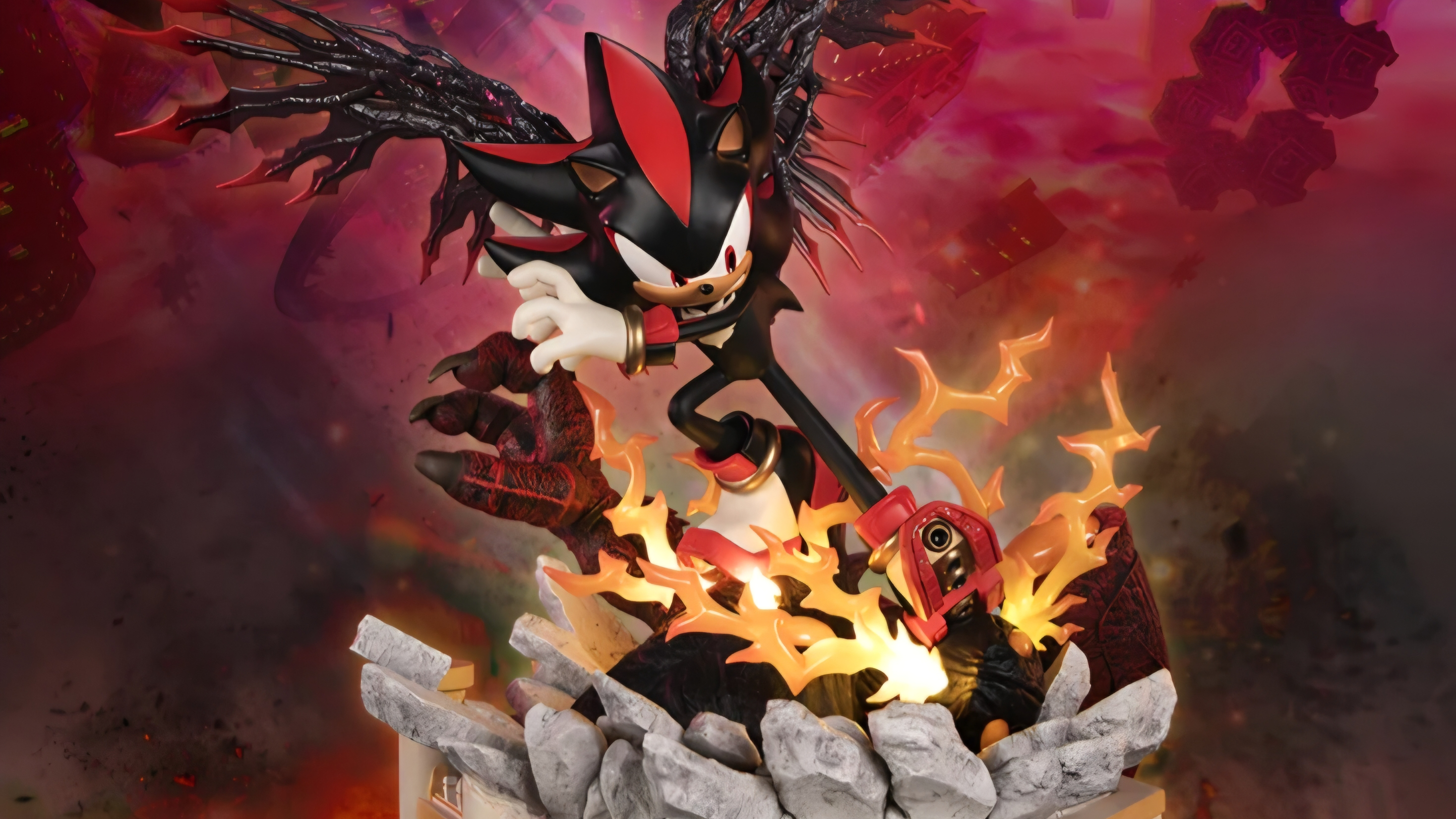 First 4 figure - Sonic x shadow generations - shadow evolved ( exclusive edition )