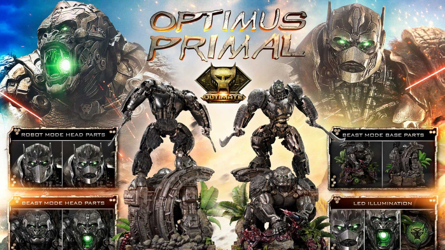 Prime 1 Studio - Optimus Primal (ultimate bonus version)