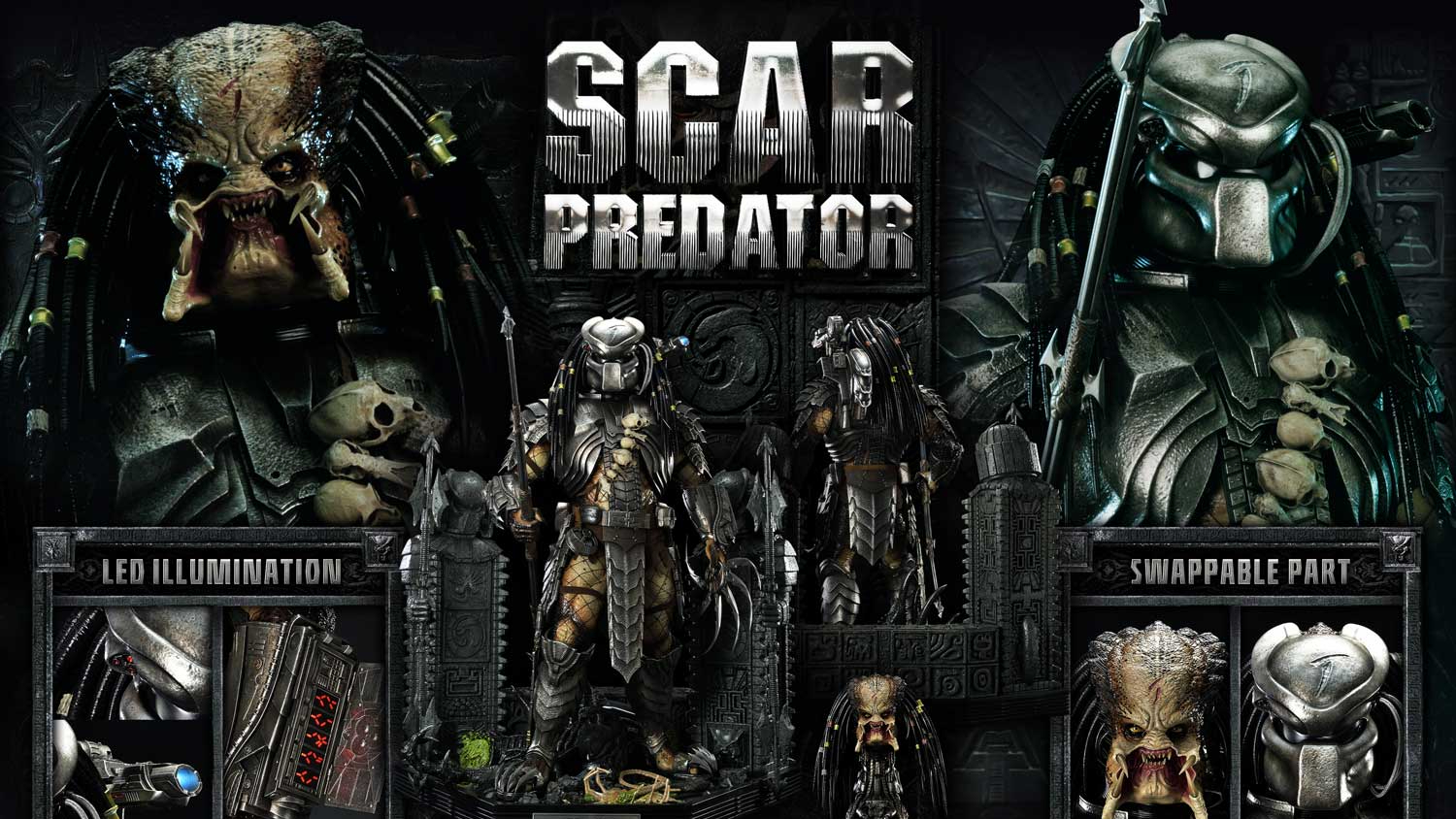 Prime 1 Studio - Scar Predator (Version Regular) - Museum Masterline