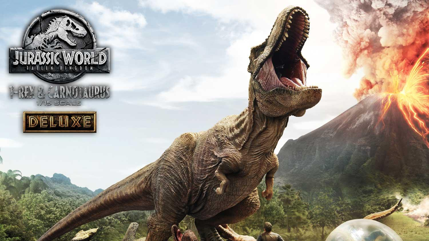 Prime 1 Studio - Tyrannosaurus-Rex & Carnotaurus - legacy museum collection (deluxe  version)