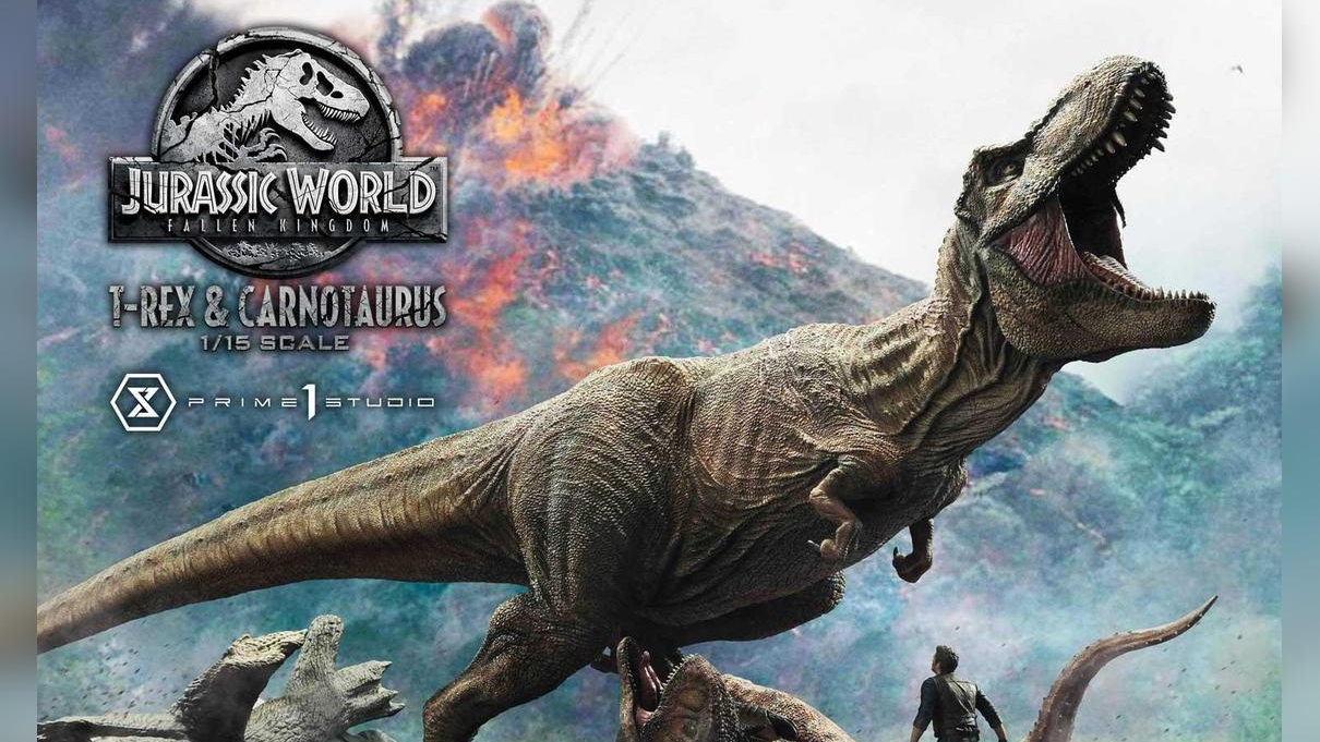 Prime 1 Studio - Tyrannosaurus-Rex & Carnotaurus (Edition Regular)- legacy museum collection