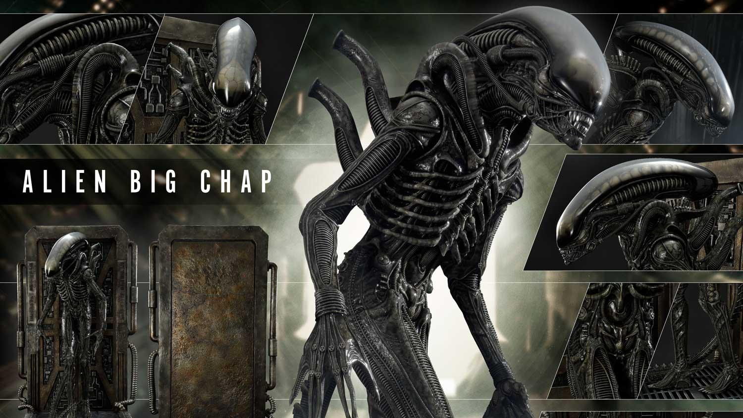 Prime 1 Studio - Alien Big Chap 3D Wall Art (Version Regular)