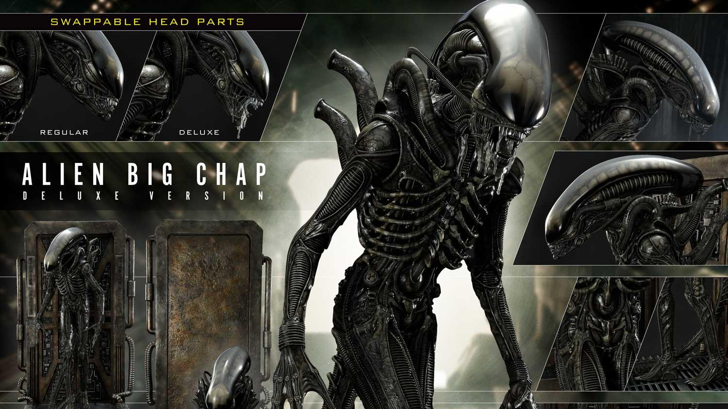 Prime 1 Studio - Alien Big Chap 3D Wall Art (Version Deluxe)