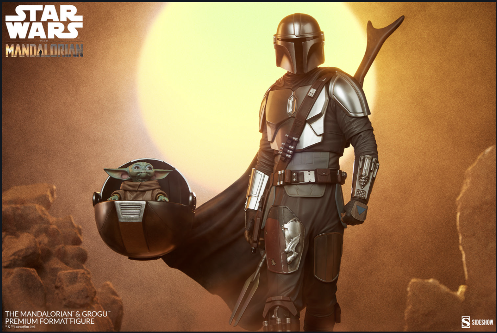 SideShow Collectibles - the mandalorian and gorge - premium format