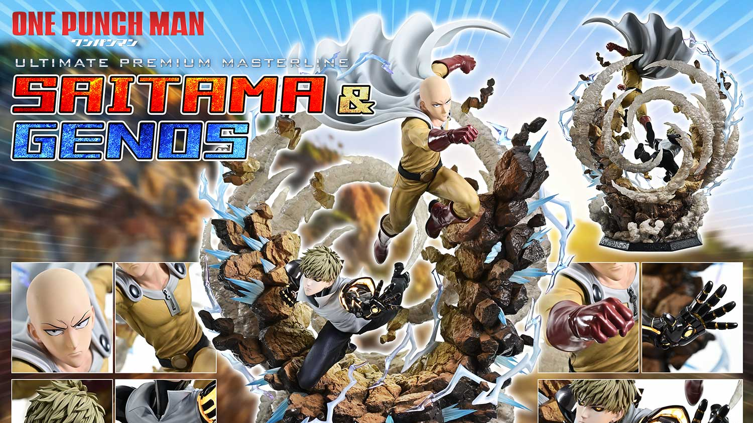 Prime 1 Studio - Saitama & Genos (Version Regular) - Ultimate Premium Masterline