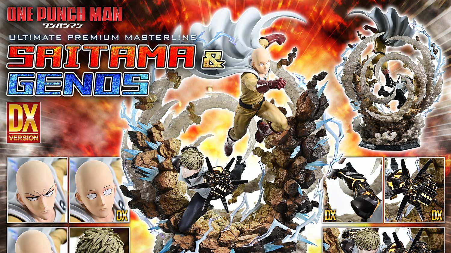 Prime 1 Studio - Saitama & Genos (Version Deluxe Bonus) - Ultimate Premium Masterline