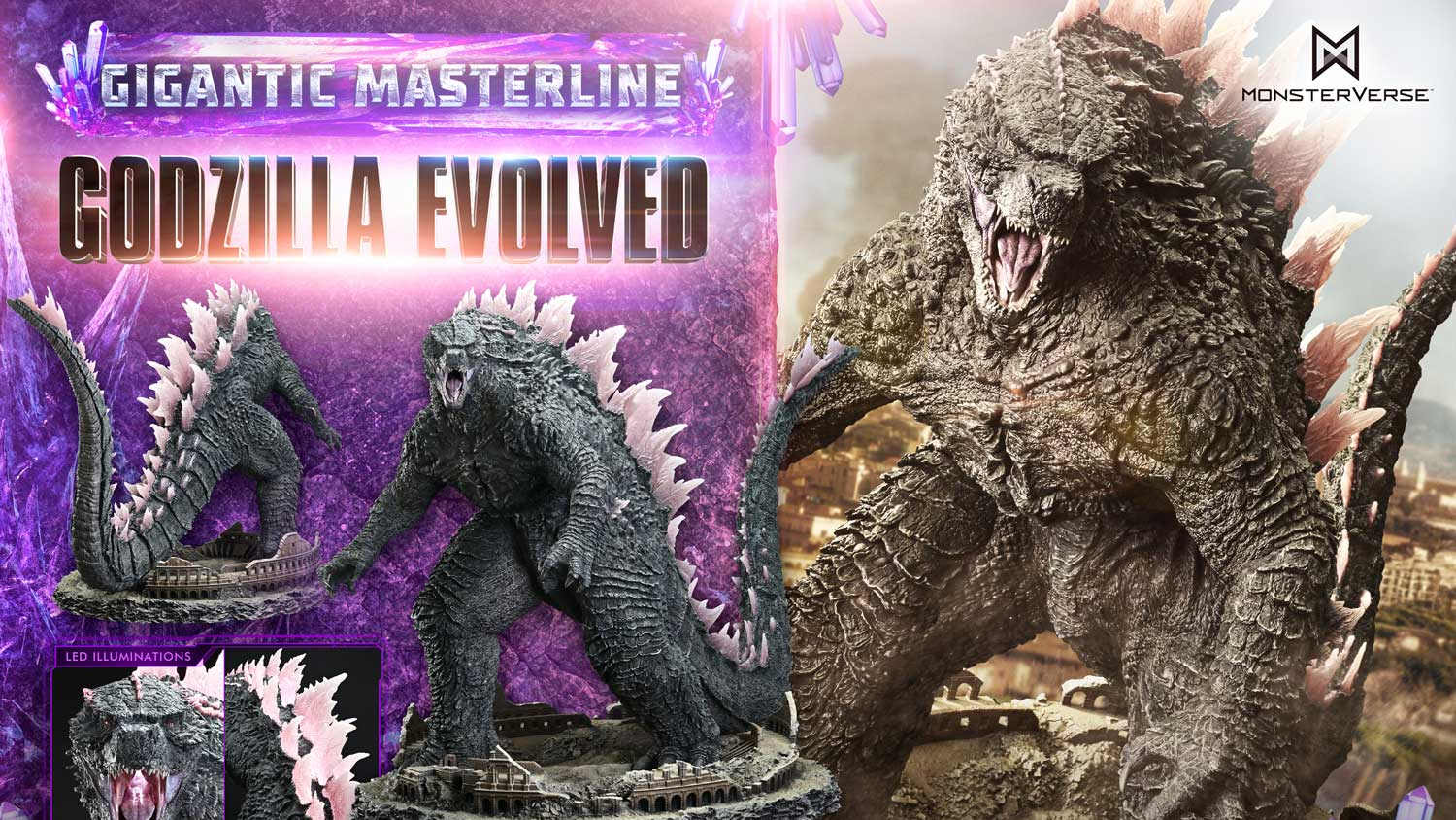 Prime 1 Studio - Godzilla Evolved (Version Bonus) - Gigantic Masterline