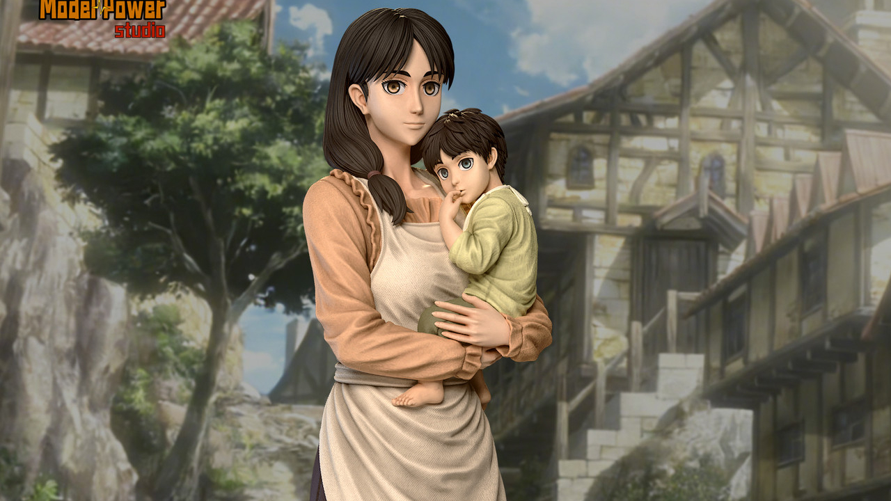 Model Power Studio - Carla Jeager & Eren Jeager