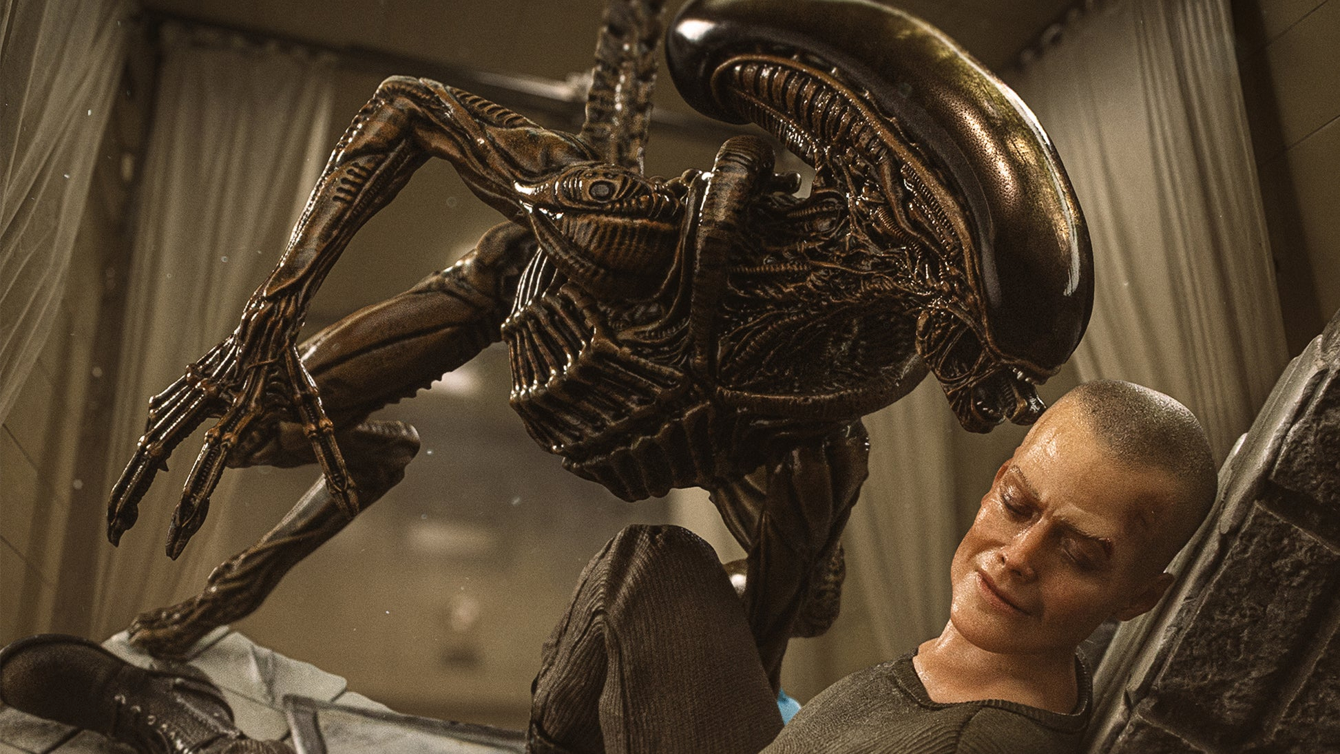 Iron studios - Ellen Ripley & Dog Alien