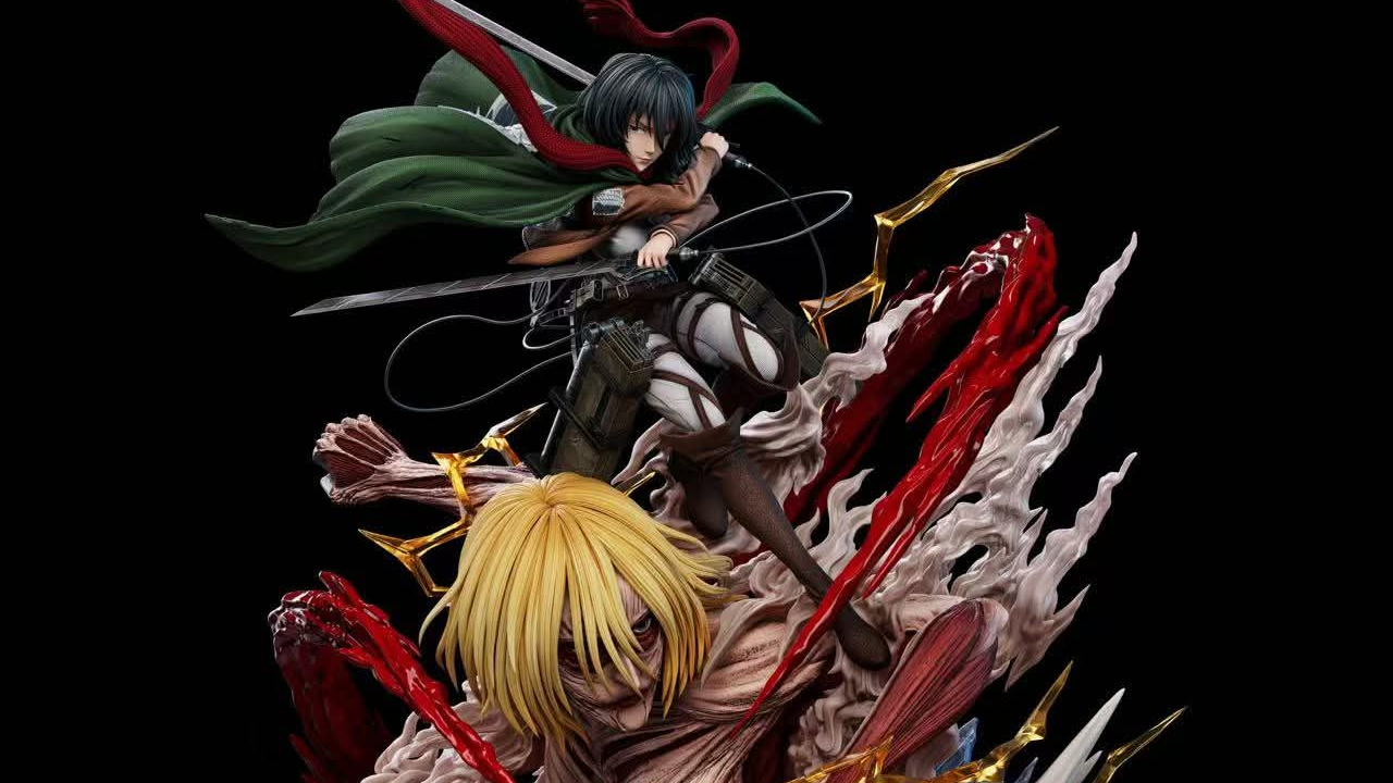 WAWA Studio - Mikasa Ackerman VS Le Titan Féminin (Version Bouche Fermée)