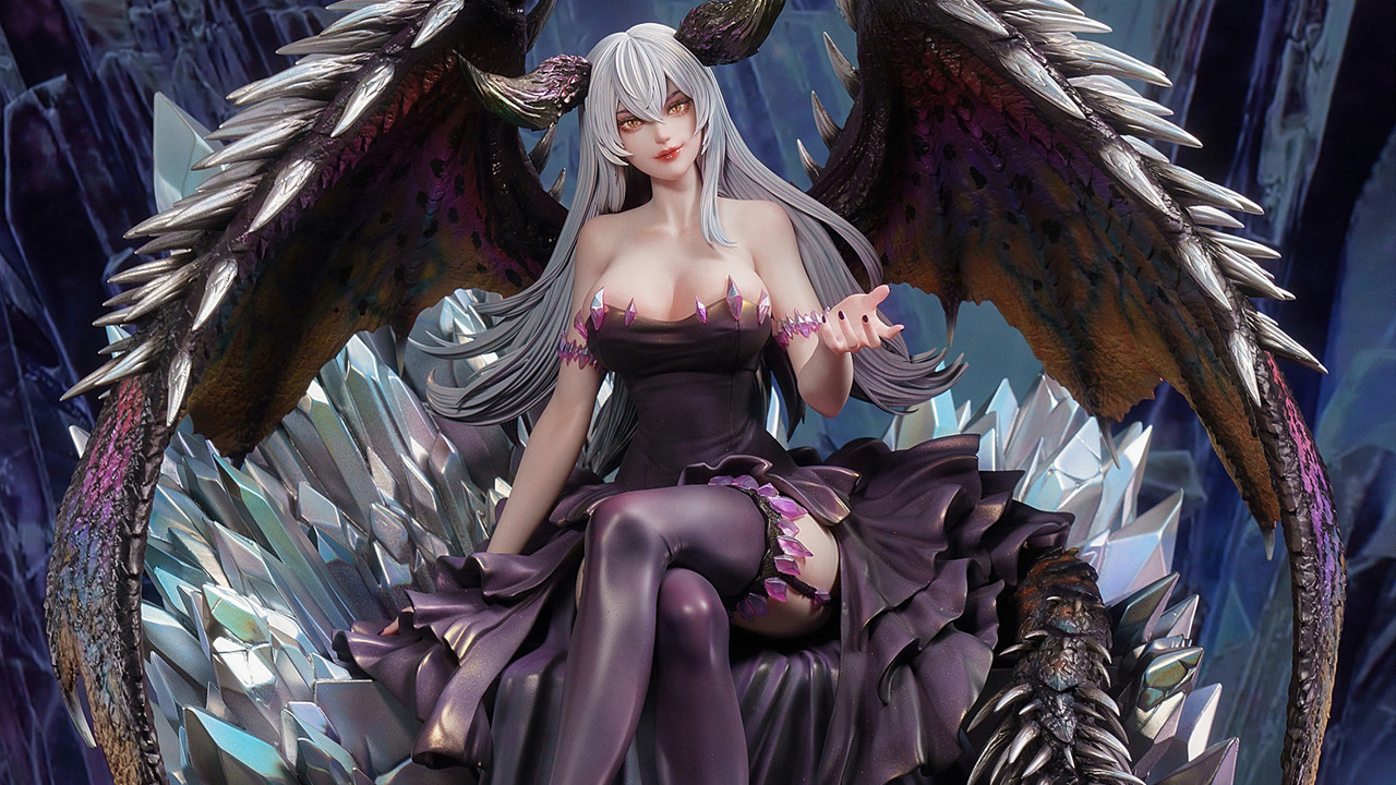 Scalefall X Wingrise Studio - Ruiner Nergigante Girl