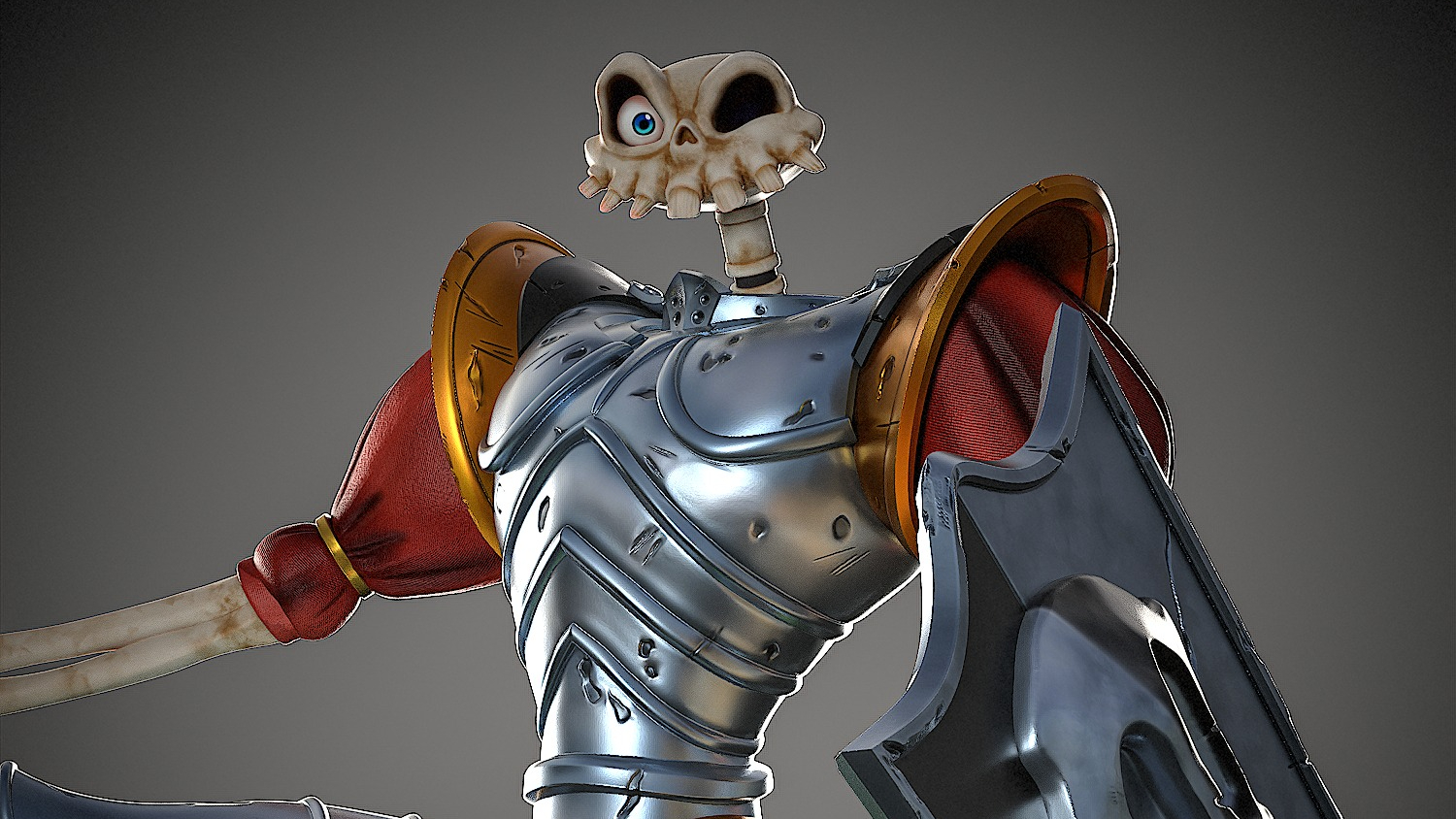 Black Swan Collectibles - Daniel Fortesque - Medievil Diorama