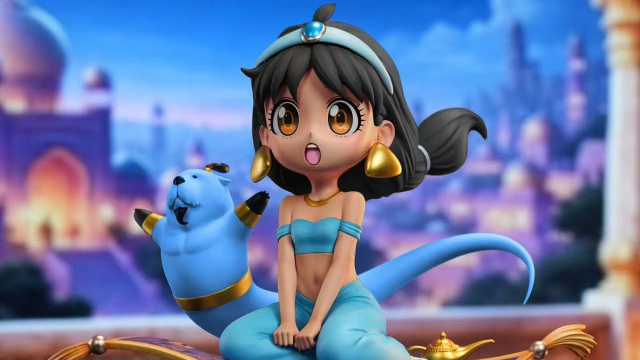GULUGULU Studio - Anya cos Aladdin's Lamp (Black Hair + Blue Bond)