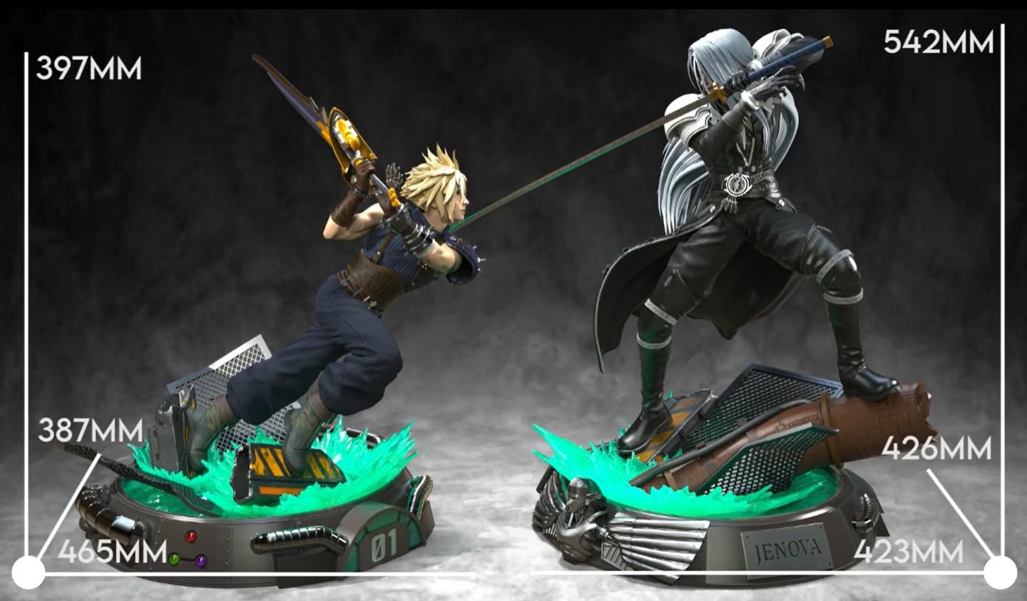 Solar Studio - Sephiroth  et cloud